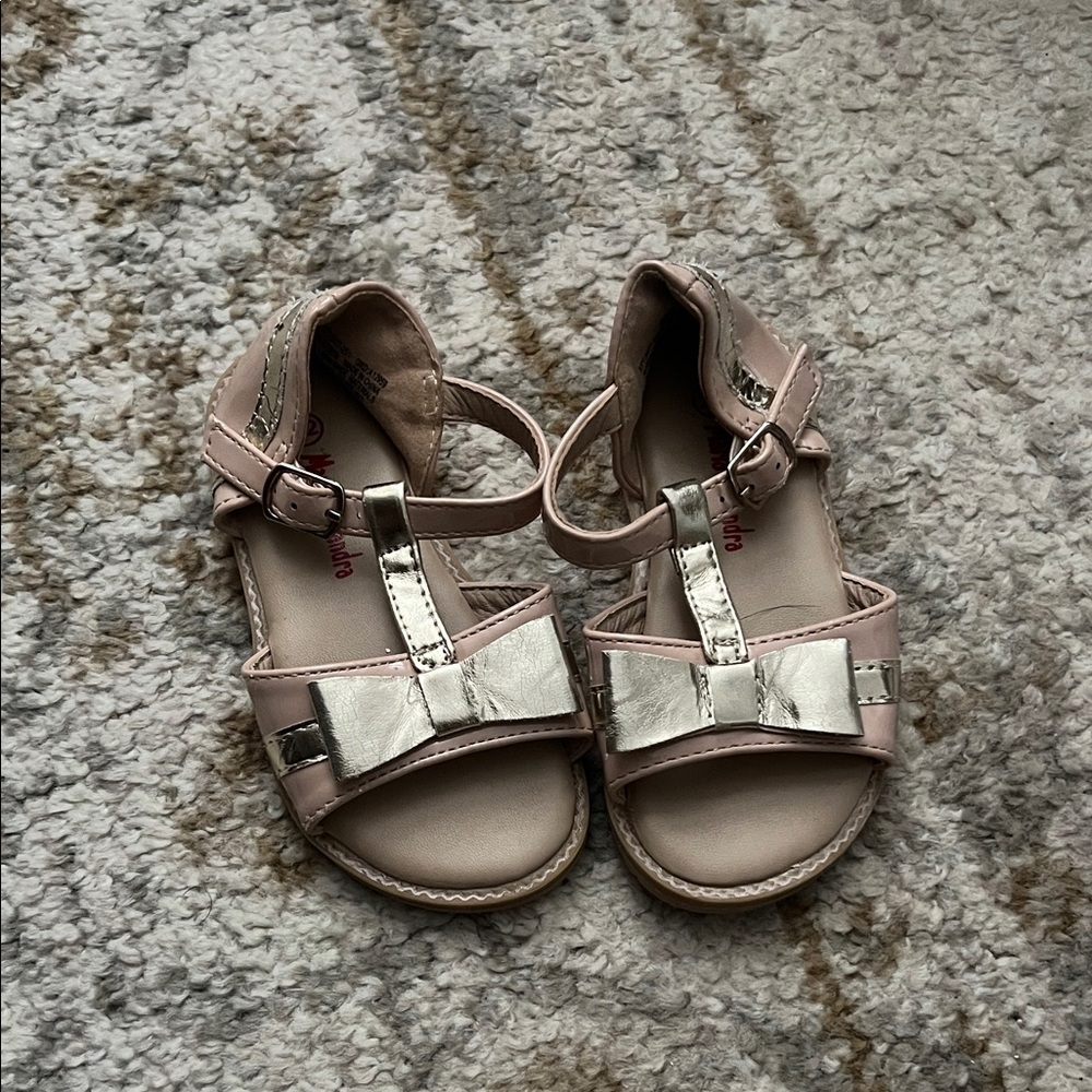 OshKosh B'gosh Pink and Silver Kids Sandals